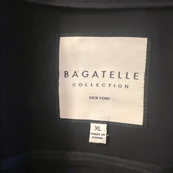 Bagatelle Women's NWOT Elegant Black Trench Coat - Picture 2 of 12